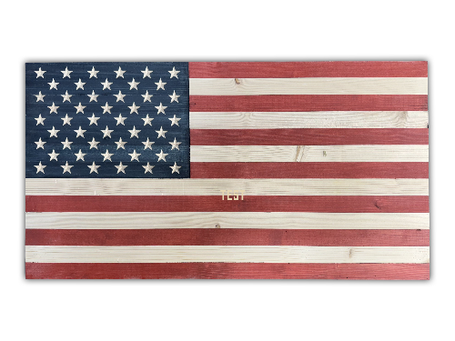 American / Medium (19&quot; x 36&quot;) / Indoor Satin / Gloss