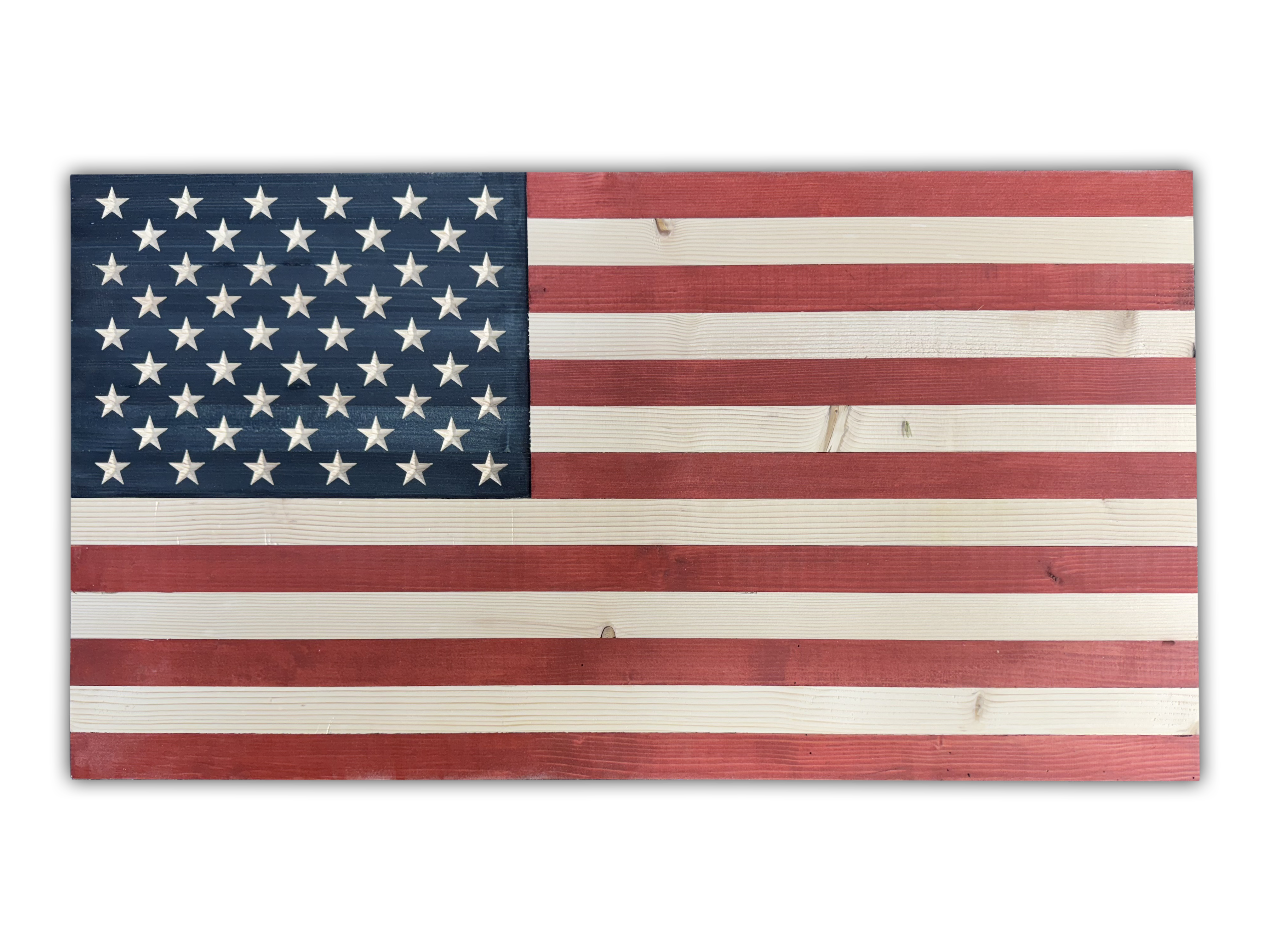 Classic Wooden American Flag - Antique Flag Company
